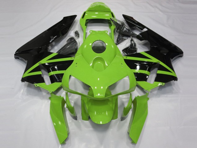Kit Carena Moto Honda CBR600RR 2003-2004 - Verde Nero Lucido