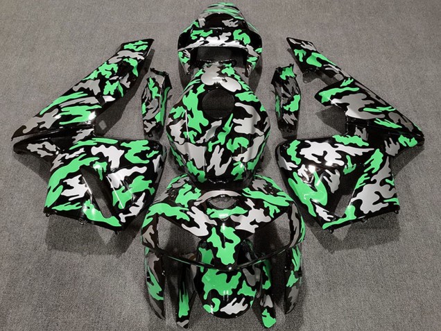 Carena Moto Honda CBR600RR 2005-2006 - Camouflage Verde Chiaro