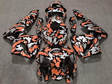 Carena Moto Honda CBR600RR 2005-2006 - Camouflage Arancia Chiaro Fabbrica