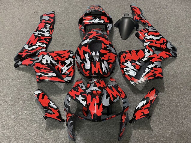 Carena Moto Honda CBR600RR 2005-2006 - Camouflage Rosso
