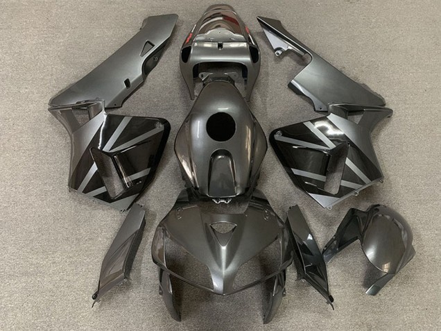 Carena Moto Honda CBR600RR 2005-2006 - Argento Scuro Nero