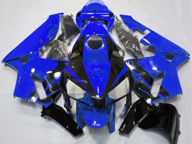 Carena Moto Honda CBR600RR 2005-2006 - Blu Nero Lucido Design Fabbrica