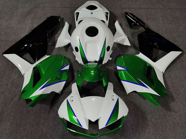 Carene Moto Honda CBR600RR 2013-2026 - Bianco Verde Blu Nero Lucido