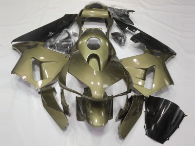 Carena Moto Honda CBR600RR 2003-2004 - Olive Nero Lucido Fabbrica