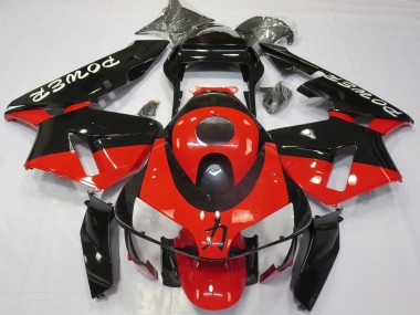 Carena Moto Honda CBR600RR 2003-2004 - Rosso Nero Lucido Power Fabbrica