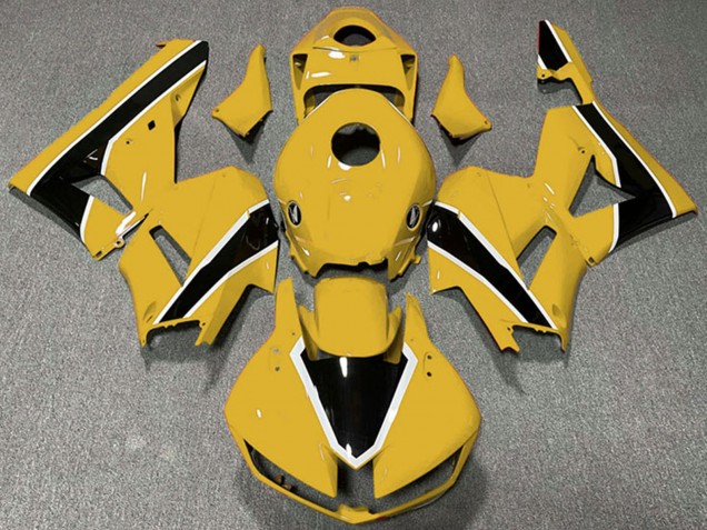 Carene Moto Honda CBR600RR 2013-2026 - Giallo Bianco Nero Lucido