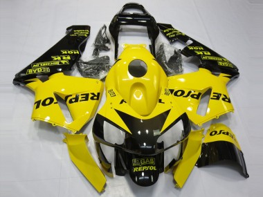 Carena Moto Honda CBR600RR 2003-2004 - Giallo Nero Lucido Repsol Fabbrica