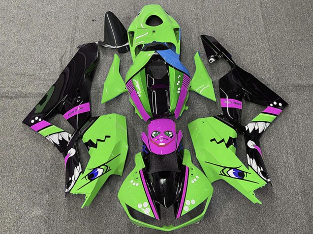 Carene Moto Honda CBR600RR 2013-2026 - Verde Blu Viola Nero Lucido Squalo