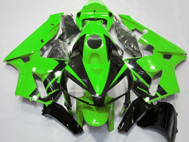 Carena Moto Honda CBR600RR 2005-2006 - Verde Nero Lucido Design