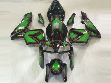 Carena Moto Honda CBR600RR 2005-2006 - Verde Nero Rosso OutLinea Fabbrica