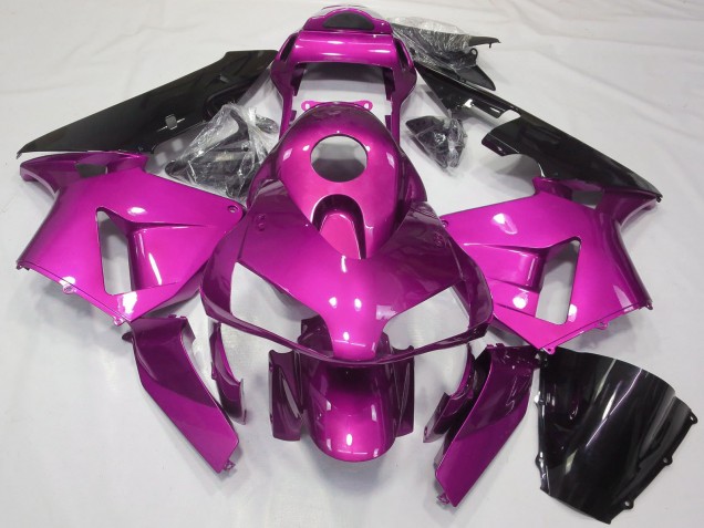 Carena Moto Honda CBR600RR 2003-2004 - Rosa Nero Lucido