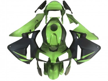 Carena Moto Honda CBR600RR 2003-2004 - Lizard Verde Nero Opaco Fabbrica