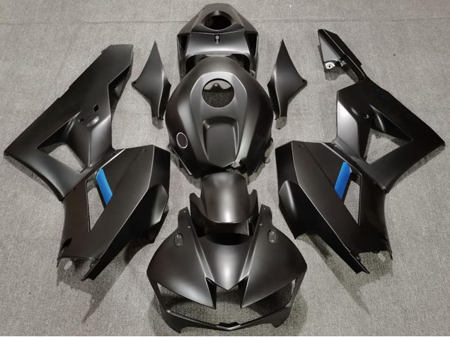 Carene Moto Honda CBR600RR 2013-2026 - Nero Opaco Azzurro Chiaro