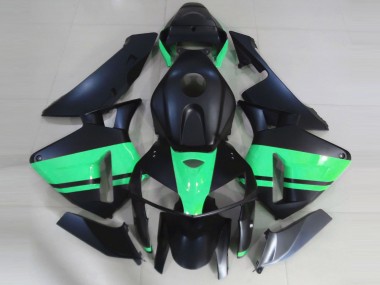 Carena Moto Honda CBR600RR 2005-2006 - Nero Opaco Speciale Verde Fabbrica