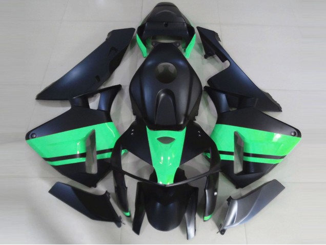 Carena Moto Honda CBR600RR 2005-2006 - Nero Opaco Speciale Verde