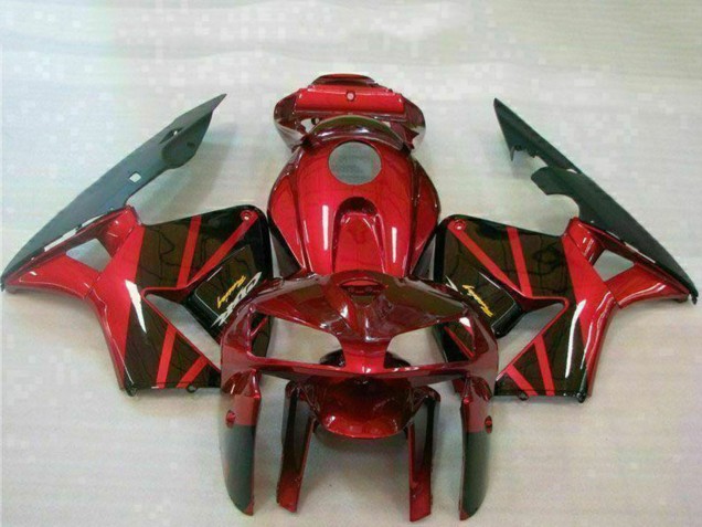 Kit Carena Moto ABS Honda CBR600RR 2005-2006 - Rosso Nero