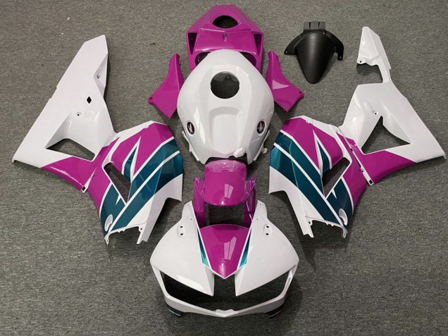 Carene Moto Honda CBR600RR 2013-2026 - Bianco Rosa Emerald