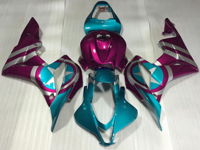 Carena Moto Honda CBR600RR 2007-2008 - Rosa Blu Captain America