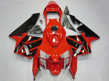 Carena Moto Honda CBR600RR 2003-2004 - Rosso Nero Lucido OEM Stile Fabbrica