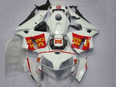 Carena Moto Honda CBR600RR 2005-2006 - Bianco Rosso Giallo San Carlo 58 Fabbrica