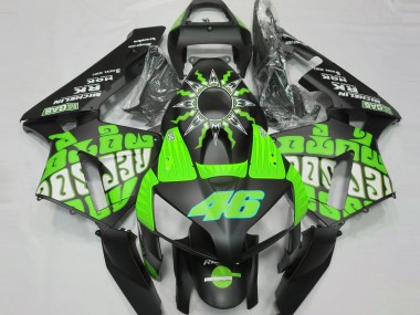 Carena Moto Honda CBR600RR 2003-2004 - Verde Nero Lucido Rossi Repsol Fabbrica