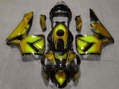 Carena Moto Honda CBR600RR 2003-2004 - Oro Nero Lucido Fabbrica