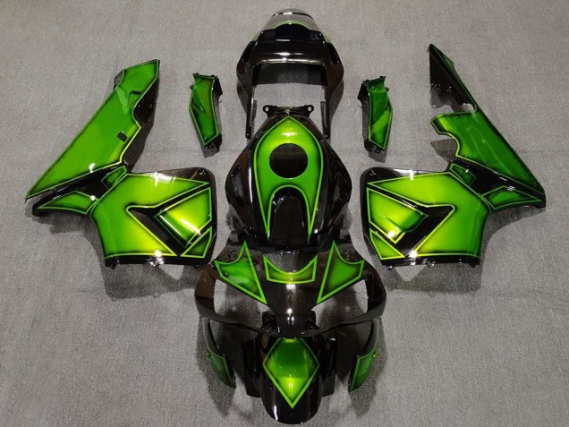 Carena Moto Honda CBR600RR 2003-2004 - Verde Nero Lucido