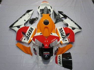Carena Moto Honda CBR600RR 2003-2004 - Arancia Bianco Rosso Nero Lucido Repsol Fabbrica