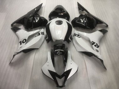 Carena Moto Honda CBR600RR 2009-2012 - Bianco Nero Lucido Repsol Fabbrica