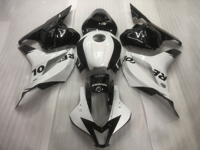 Carena Moto Honda CBR600RR 2009-2012 - Bianco Nero Lucido Repsol