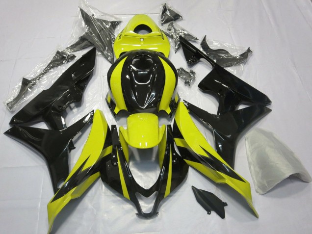 Carena Moto Honda CBR600RR 2007-2008 - Giallo Nero Lucido OEM Stile
