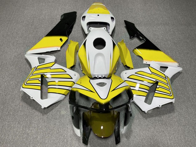 Carena Moto Honda CBR600RR 2005-2006 - Giallo Bianco Ali