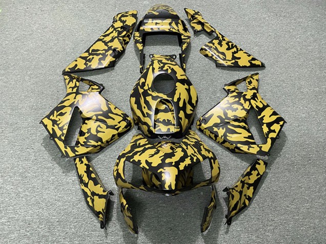 Carena Moto Honda CBR600RR 2003-2004 - Giallo Nero Camouflage