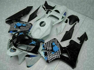 Carena Moto Honda CBR600RR 2005-2006 - Bianco Nero Verde Fabbrica
