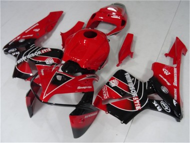 Kit Carena Moto Completo Honda CBR600RR 2005-2006 - Rosso Nero Fabbrica