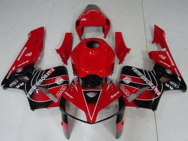 Kit Carena Moto Completo Honda CBR600RR 2005-2006 - Rosso Nero Fabbrica