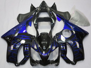 Carena Moto Honda CBR600 F4i 2001-2003 - Nero Lucido Blu Fiamma Fabbrica