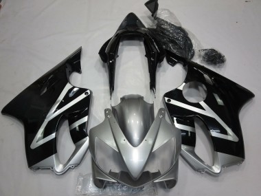 Carena Moto Honda CBR600 F4i 2004-2007 - Argento Nero Lucido Fabbrica