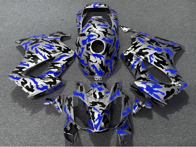 Carena Moto Honda VFR 800 2002-2013 - Blu Camouflage