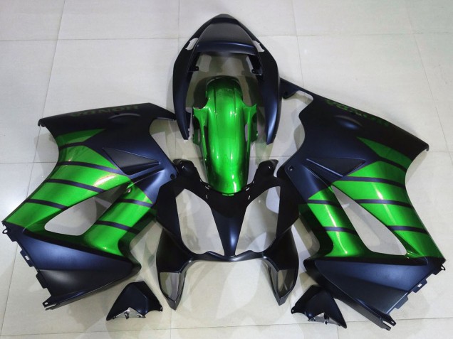 Carena Moto Honda VFR 800 2002-2013 - Verde Nero Opaco
