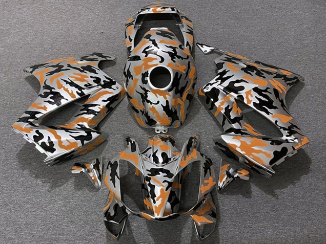 Carena Moto Honda VFR 800 2002-2013 - Arancia Camouflage