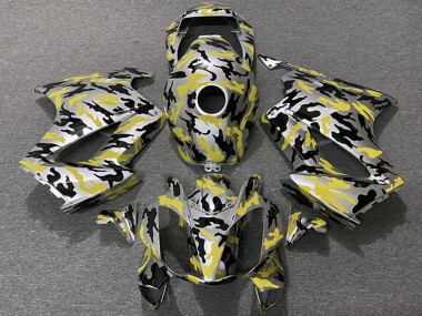 Carena Moto Honda VFR 800 2002-2013 - Giallo Camouflage Fabbrica