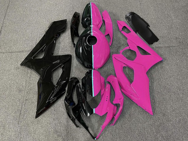 Carena Moto Suzuki GSXR 1000 2005-2006 - Nero Lucido Rosa