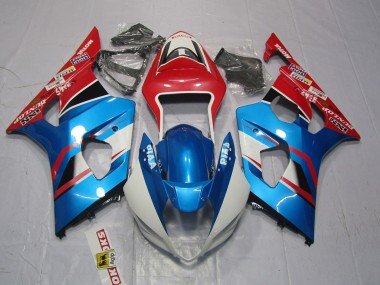 Carena Moto Suzuki GSXR 1000 2003-2004 - Rosso Blu Bianco Fabbrica