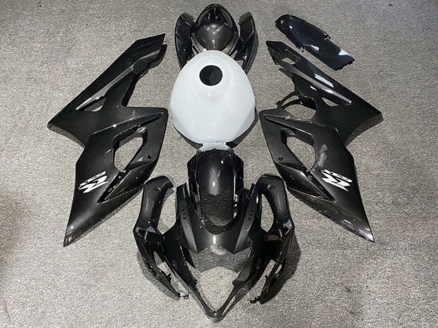 Carena Moto Suzuki GSXR 1000 2005-2006 - Fibra di Carbonio Stile Lucido Bianco