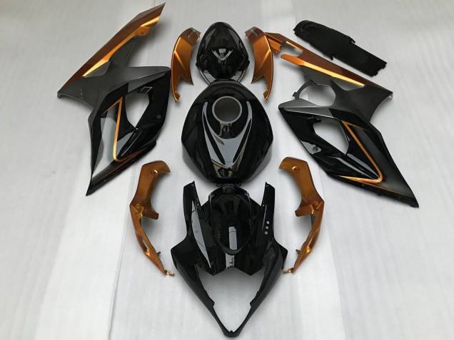 Carena Moto Suzuki GSXR 1000 2005-2006 - Nero Lucido Bronzo