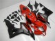 Carena Moto Honda CBR600RR 2007-2008 - Rosso Nero Opaco Decals