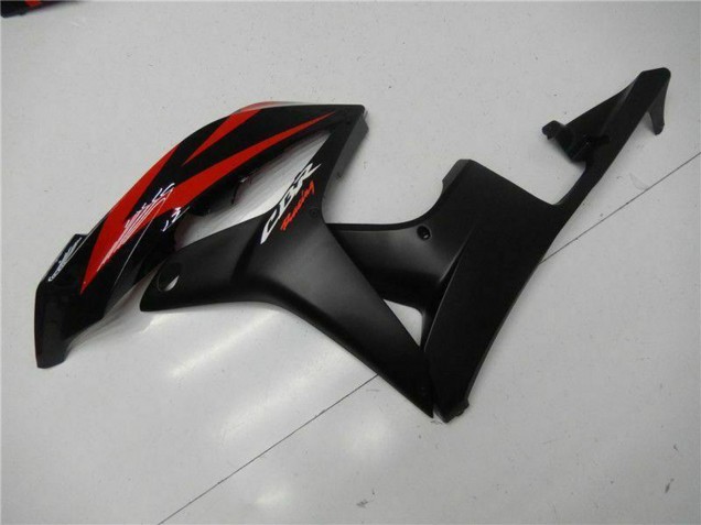 Carena Moto Honda CBR600RR 2007-2008 - Rosso Nero Opaco Decals