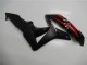 Carena Moto Honda CBR600RR 2007-2008 - Rosso Nero Opaco Decals