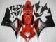 Carena Moto Honda CBR600RR 2007-2008 - Rosso Nero Opaco Decals